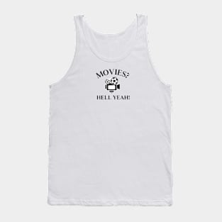 Movie Buff Movie Lover Cinema Tank Top